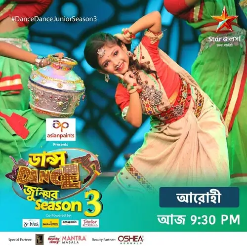 Arohi Rakholi-Dance Dance Junior Season 3 (Star Jalsha) Contestant