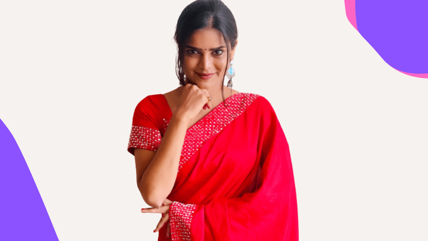 Archana Gautam in Red Saree