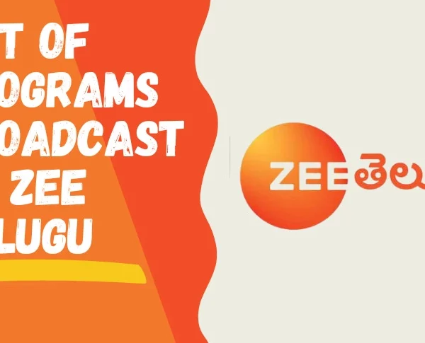 Zee Telugu Serial List