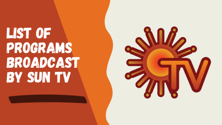 Sun TV shows