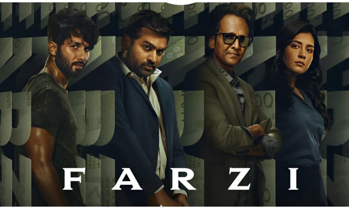 Hindi crime thriller web series Farzi